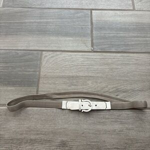 Silver Salvatore Ferragamo women’s belt